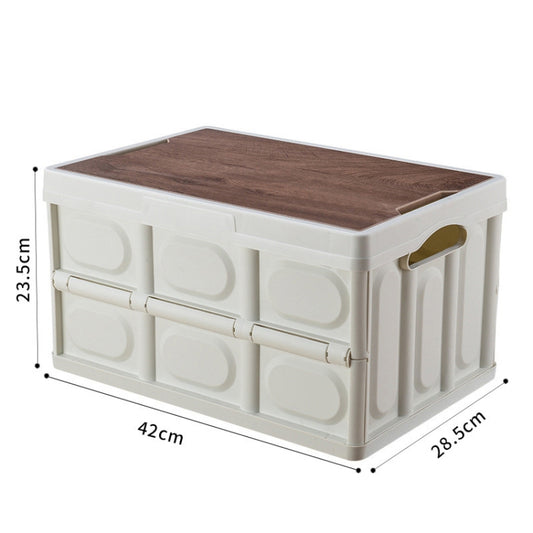 AOTU AT6916 30L Outdoor Multi-function Folding Car Storage Box(White) by AOTU