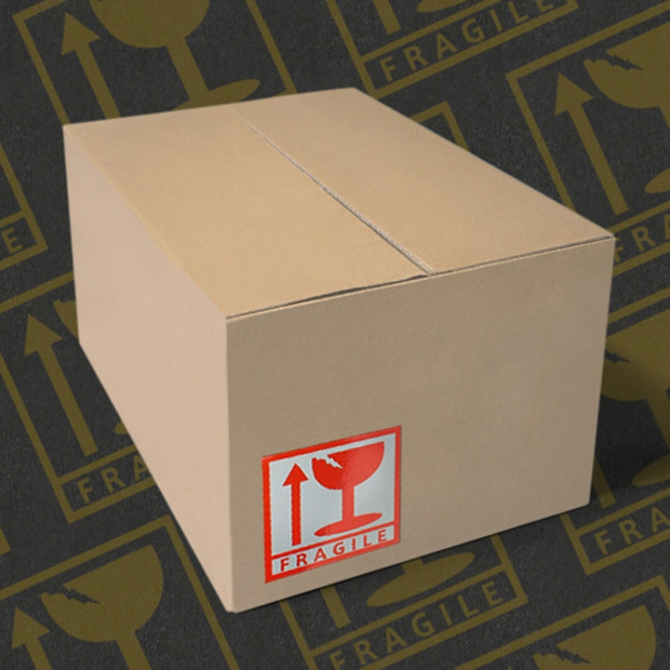 1000 PCS Self-adhesive English Warning Sticker Fragile Label, Size: 5.5x5.5cm by buy2fix