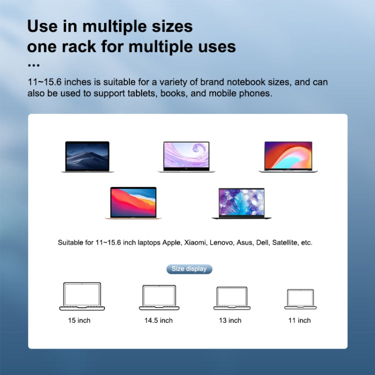 ORICO LST-2AS Multi-function Aluminum Alloy Laptop Notebook Heightening Folding Stand Holder by ORICO