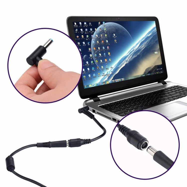 4.5 x 3.0mm Bent Male to 7.4 x 5.0mm Female Interfaces Power Adapter Cable for Laptop Notebook, Length: 10cm by buy2fix