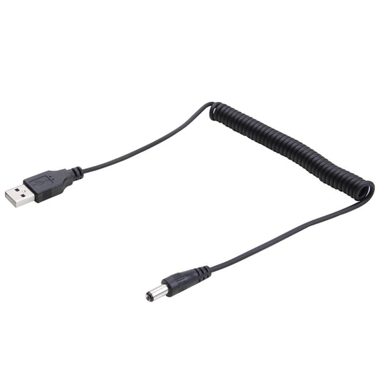 1.5m USB to DC 5.5mm Power Spring Coiled Cable by buy2fix
