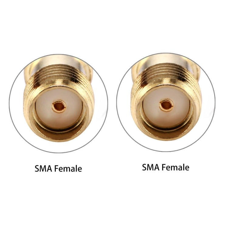 SMA Female to SMA Female Connector Adapter(Gold) by buy2fix