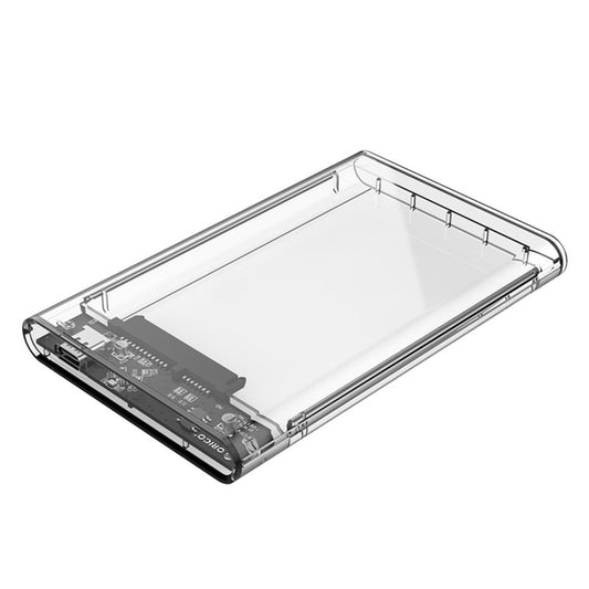 ORICO 2139C3-CR USB3.1 Type C Transparent External Hard Disk Box Storage Case for 9.5mm 2.5 inch SATA HDD / SSD by ORICO