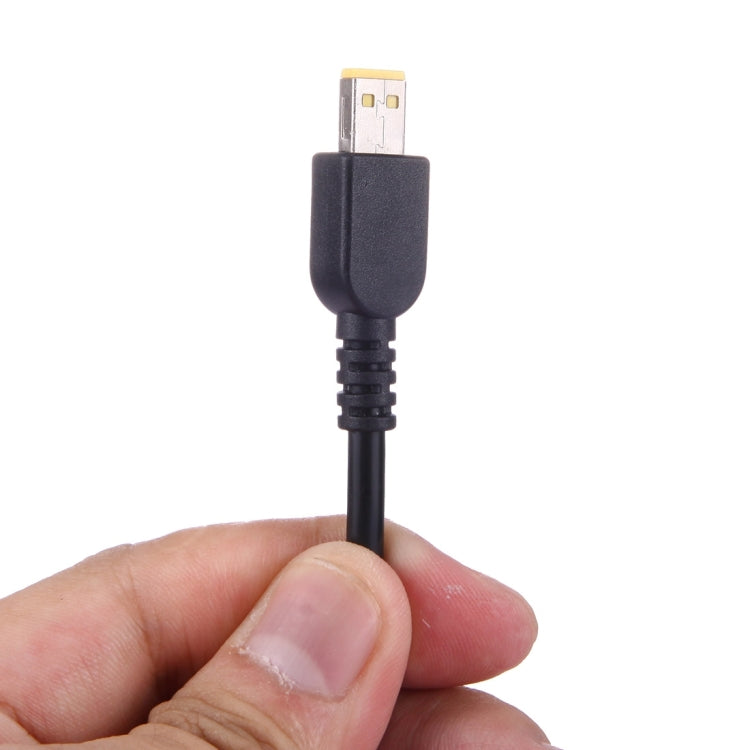 7.9x5.5mm Female to Lenovo Small Square Male Power Adapter Cable for Lenovo Laptop Notebook, Length: About 10cm by buy2fix