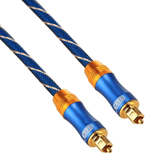 EMK LSYJ-A 2m OD6.0mm Gold Plated Metal Head Toslink Male to Male Digital Optical Audio Cable by EMK