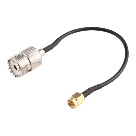15cm UHF Female to SMA Male Adapter RG174 Cable by buy2fix