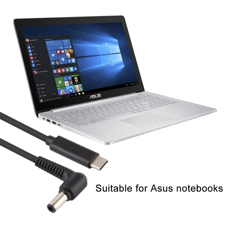 USB-C / Type-C to 6.0 x 0.6mm Laptop Power Charging Cable for Asus, Cable Length: about 1.5m by buy2fix