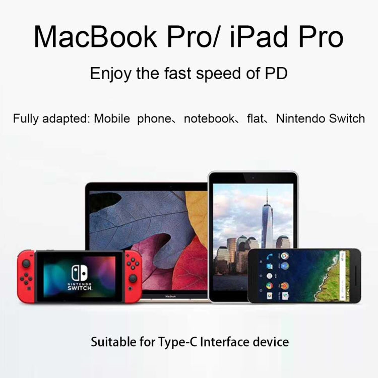 Laptop Power Adapter 65W USB-C / Type-C Converter to 6 in 1 Power Adapter (Red) by buy2fix