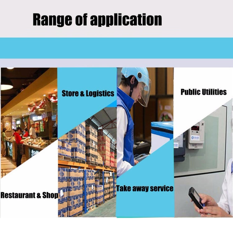 QS-7601 Portable 76mm Bluetooth Receipt 9-pin Matrix Printer(White) by buy2fix