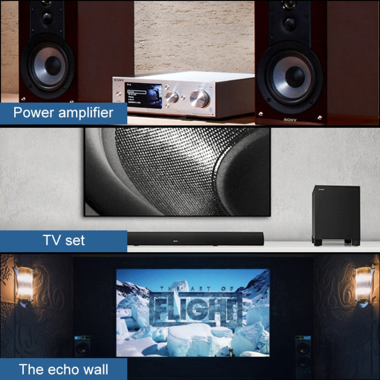 EMK 1 Input 3 Output Digital Optical Audio SPDIF Toslink Splitter Adapter (Silver Grey) by EMK