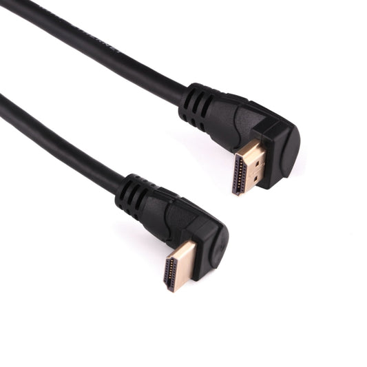 1.8m 4K*2K HDMI 2.0 Version High Speed 90 Degree Right Angle HDMI Male to 90 Degree Right Angle HDMI Male Cable with Ethernet by buy2fix