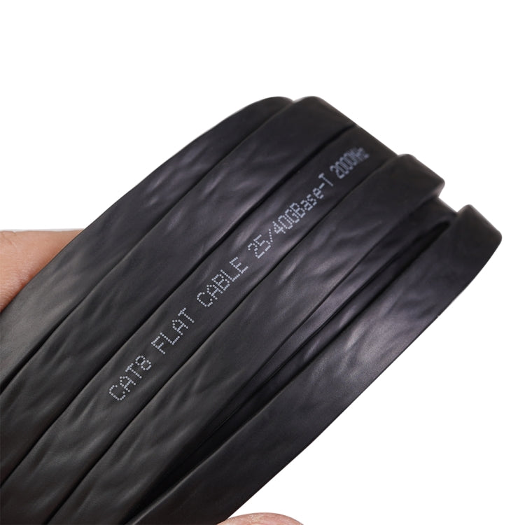 CAT8-2 Double Shielded CAT8 Flat Network LAN Cable, Length: 3m by buy2fix