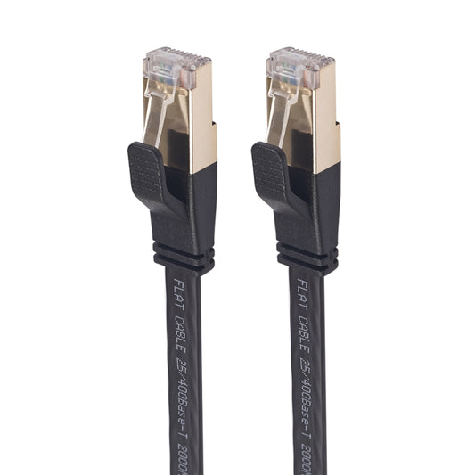 CAT8-2 Double Shielded CAT8 Flat Network LAN Cable, Length: 10m by buy2fix