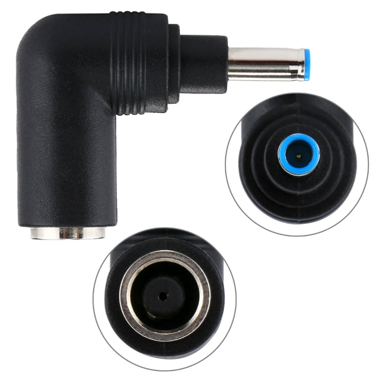 DC 4506 Male to DC 7406 Female Connector Power Adapter for HP Laptop Notebook, 90 Degree Right Angle Elbow by buy2fix