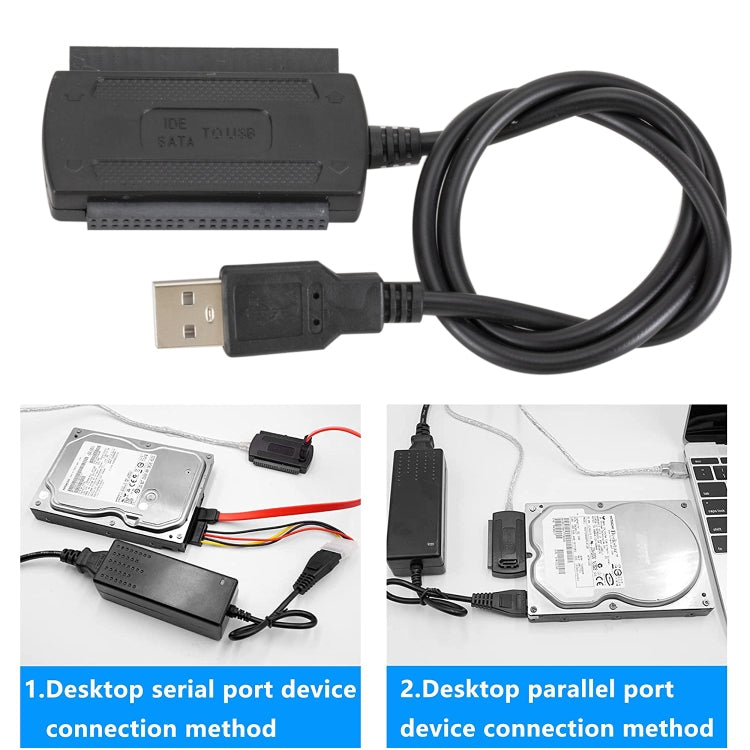 USB 2.0 to IDE / SATA Hard Disk Adapter Cable, Cable Length: 50cm by buy2fix