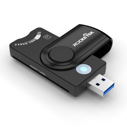 ROCKETEK CR310 USB 2.0 + TF Card + SD Card + SIM Card + Smart Card Multi-function Card Reader by ROCKETEK
