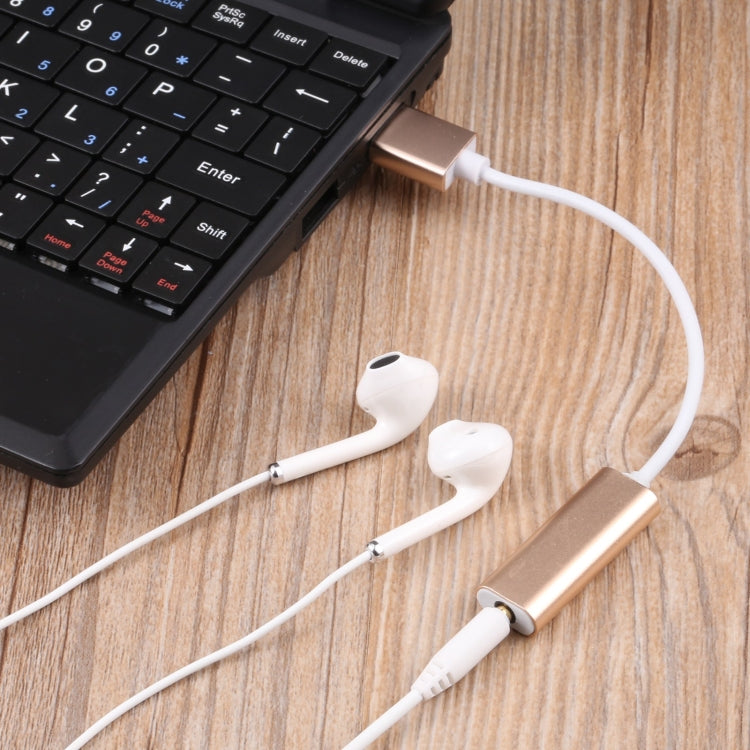 HIFI Magic Voice 7.1CH USB Sound Card (Gold) by buy2fix