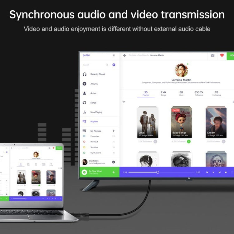 Mini Display Port Female to Display Port Male Adapter by buy2fix