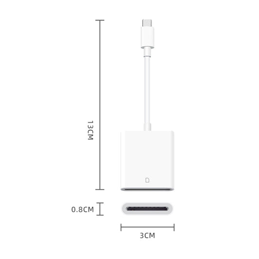 D-118 Type-C / USB-C Mobile Phone SD Card Reader by buy2fix