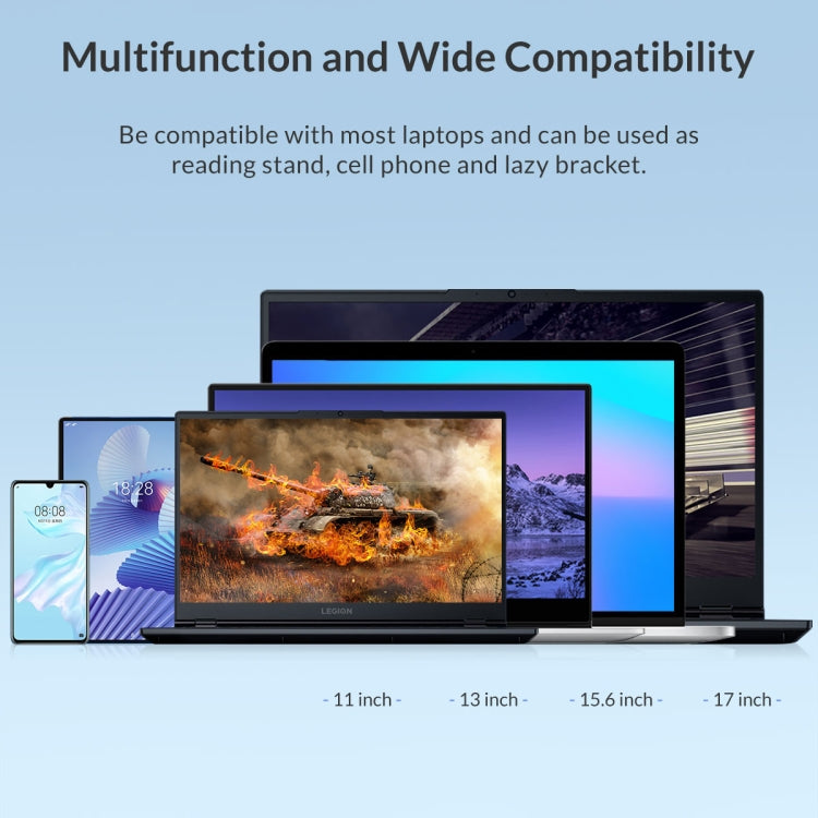 ORICO PFB-A23 ABS Foldable Laptop Stand (Black) by ORICO