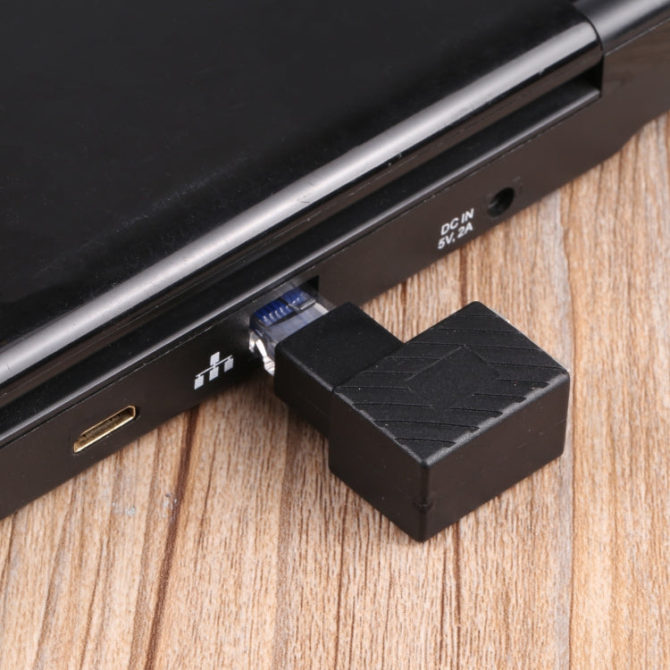 RJ45 Male to Female Converter 90 Degrees Extension Adapter for Cat5 Cat6 LAN Ethernet Network Cable by buy2fix