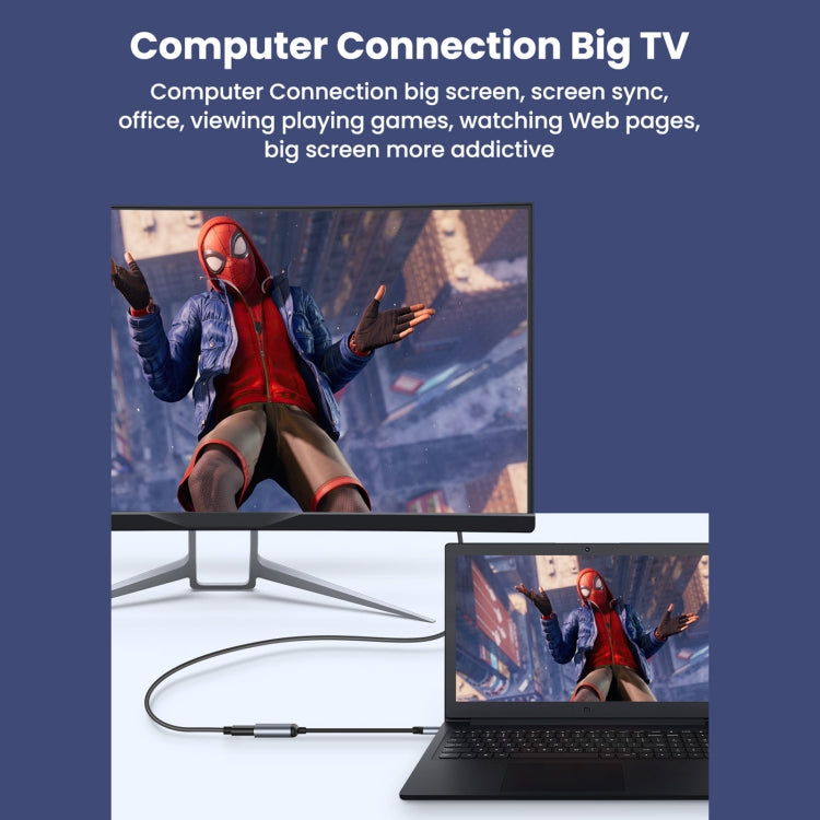 8K 60Hz HDMI Female to USB-C / Type-C Male Adapter Cable by buy2fix