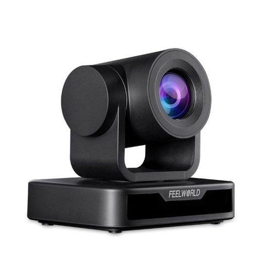 FEELWORLD USB10X 10X Optical Zoom 1080P USB PTZ Video Conference Camera, EU and US Plug(Black) by FEELWORLD