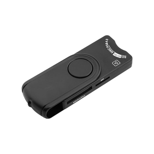 Rocketek SCR10 USB2.0 Smart Card / SD / TF / M2 / MS / SIM Card Reader by ROCKETEK