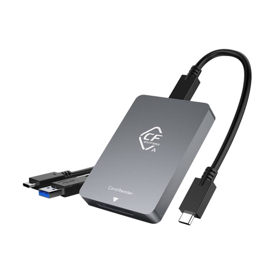 Rocketek CR325 USB3.1 Gen2 CFexpress Type B Card Reader (Silver Grey) by ROCKETEK