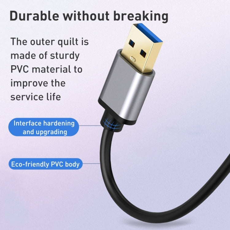 8108 7 Ports USB 3.0 to USB 3.0 HUB, Cable Length: 80cm by buy2fix