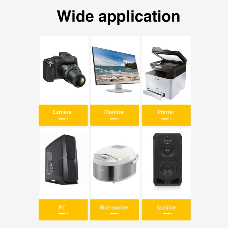 High Quality 2 Prong Style US Notebook AC Power Cord, Length: 3m by buy2fix