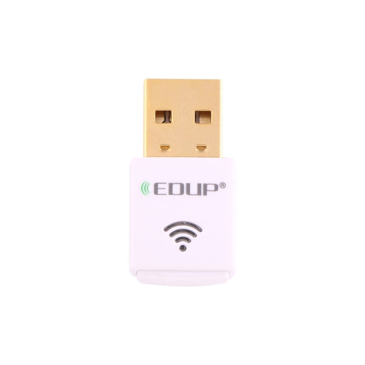 EDUP EP-AC1619 Mini Wireless USB 600Mbps 2.4G / 5.8Ghz 150M+433M Dual Band WiFi Network Card for Nootbook / Laptop / PC(White) by EDUP