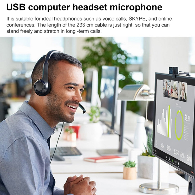 Logitech H390 USB Wired Headset Stereo Headphones with Noise-Cancelling Microphone by Logitech