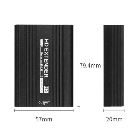 Measy ET1820 HDMI Extender Transmitter and Receiver Converter, POE Single Power Supply, Transmission Distance: 200m(UK Plug) by Measy