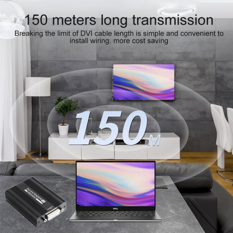 Measy VGA1815 VGA Extender Transmitter and Receiver Converter, POE Single Power Supply, Transmission Distance: 150m(AU Plug) by Measy