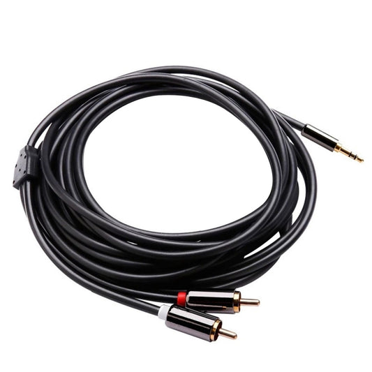 3m Gold Plated 3.5mm Jack to 2 x RCA Male Stereo Audio Cable by buy2fix