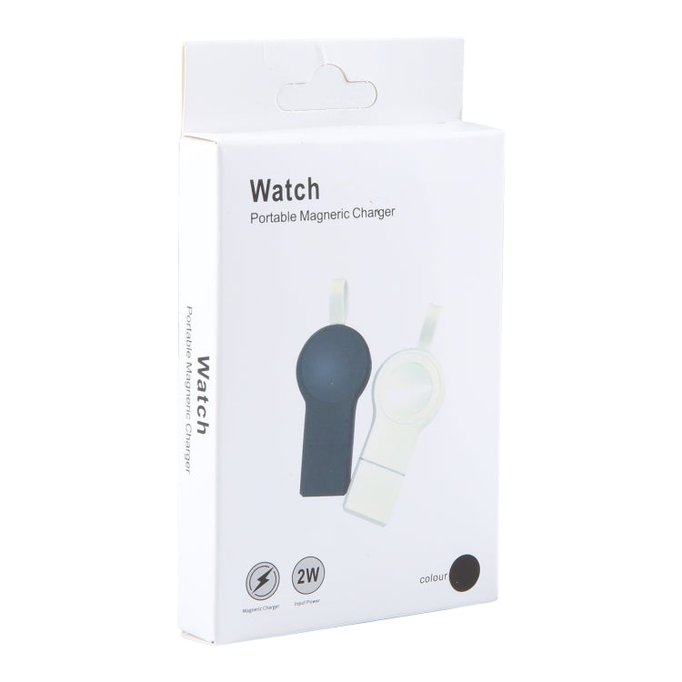 For Apple Watch Series 2W USB Port Portable Magnetic Charger (Black) by buy2fix