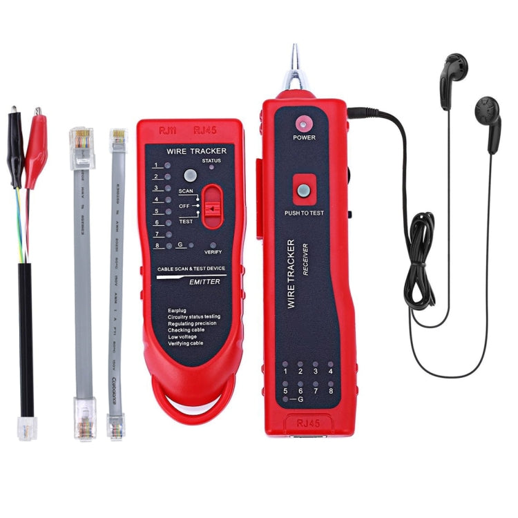 RJ11 / RJ45 Telephone Wire Tracker Ethernet LAN Network Cable Tester Detector Line Finder by buy2fix