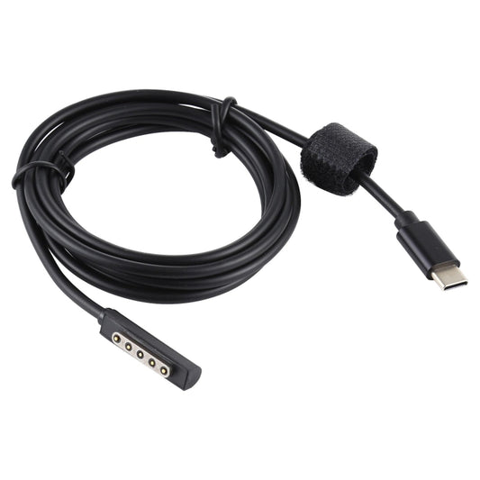 USB-C / Type-C Power Supply PD 65W Fast Charging Cable for Microsoft Surface Pro 2, Cable Length: 1.5m by buy2fix