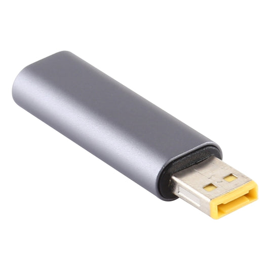 PD 12V Small Square (Second Generation) Male Adapter Connector for Lenovo(Silver Grey) by buy2fix