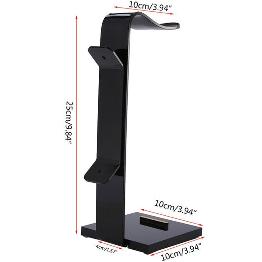 0218 Acrylic Phones / Tablet PCs Universal Holder Multifunction Headset Stand Display Hanger by buy2fix