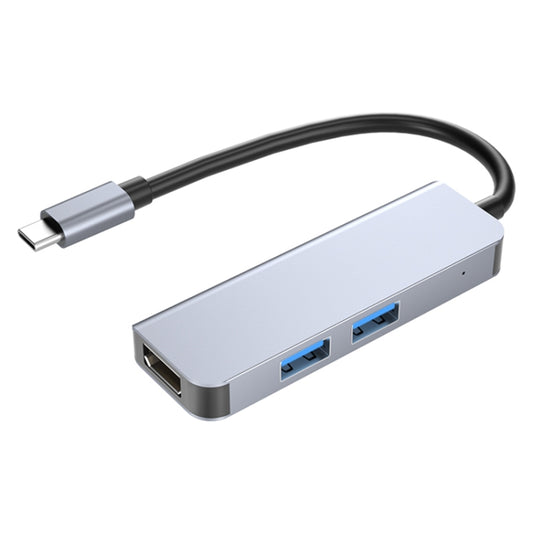 2011N 3 In 1 USB 3.0 x2 + HDMI Multi-function Type-C / USB-C HUB Docking Station by buy2fix