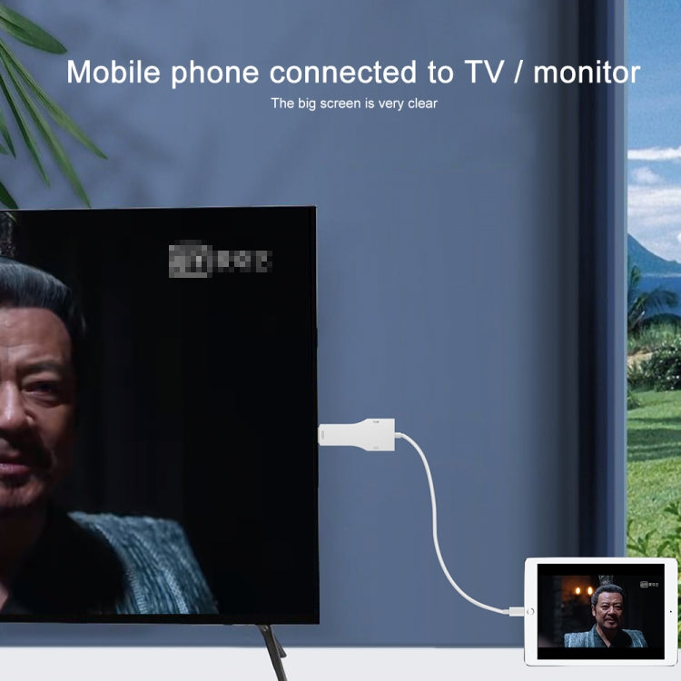 NK-1078 8 Pin to HDMI Male + USB Female Adapter Cable, Length:1m by buy2fix