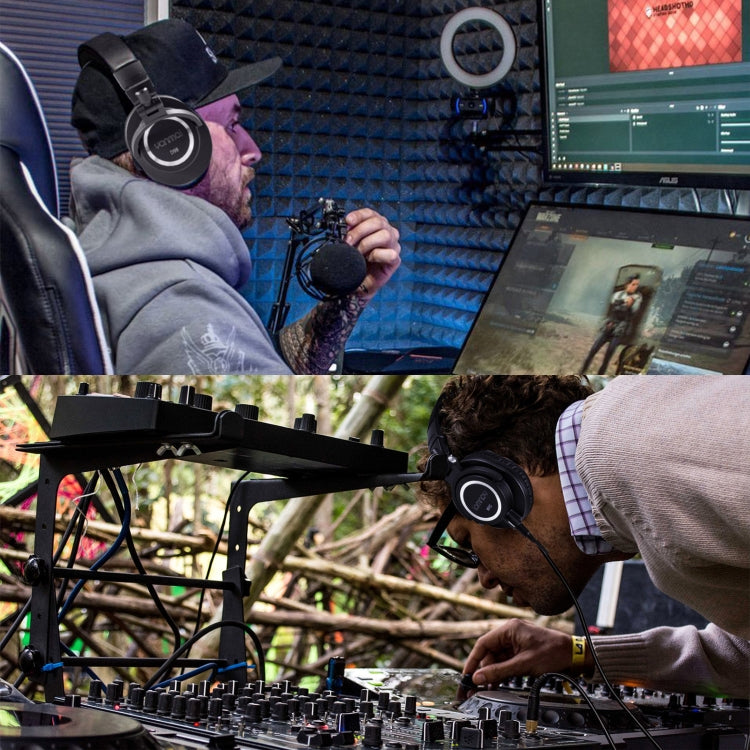 Yanmai D98 Professional Recording Monitor Headphone (Black) by Yanmai