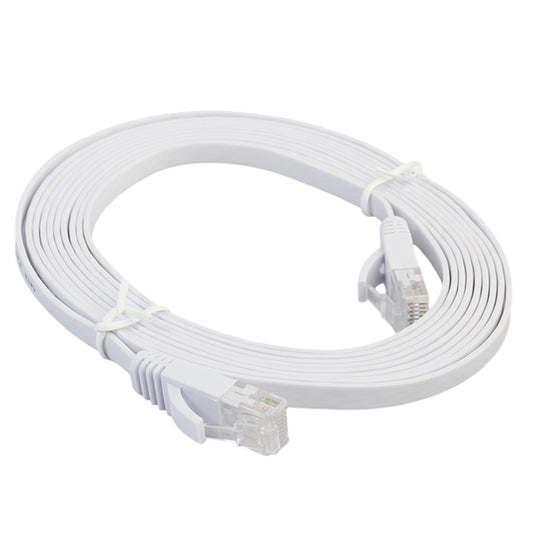 3m CAT6 Ultra-thin Flat Ethernet Network LAN Cable, Patch Lead RJ45 (White) by buy2fix