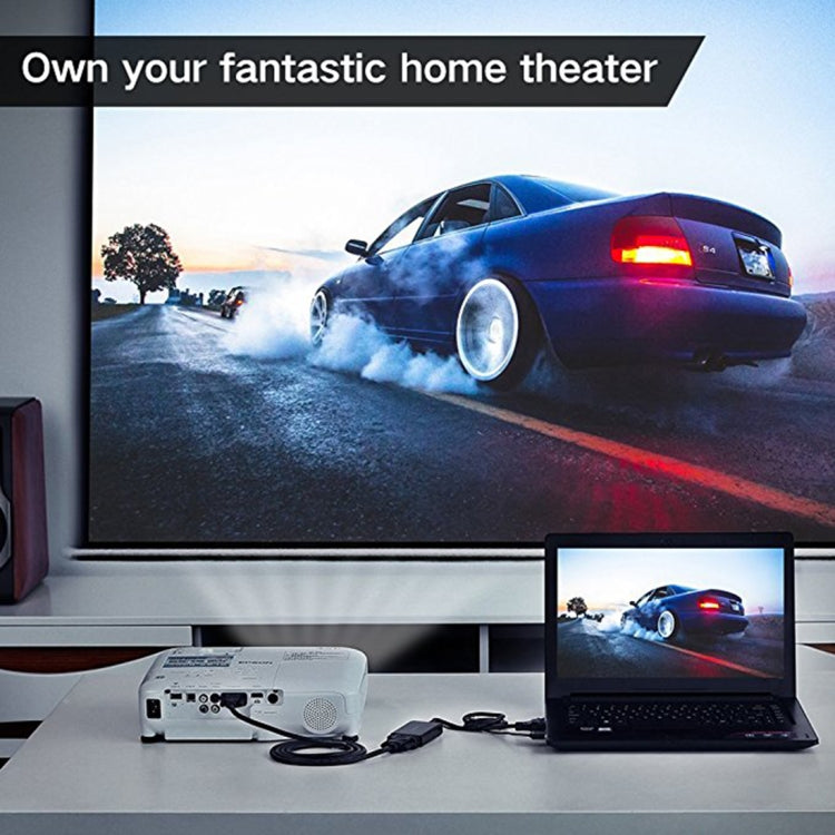 UGREEN MM119 1080P Full HD VGA to DVI (24+1) Male to Female Adapter Cable for Computer, PC, Laptop, HDTV, Projector, DVD Graphics Card and More VGA / DVI Enabled Devices, Cable Length: 50cm by UGREEN