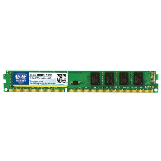 XIEDE X032 DDR3 1333MHz 8GB 1.5V General Full Compatibility Memory RAM Module for Desktop PC by XIEDE