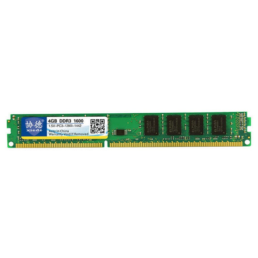 XIEDE X034 DDR3 1600MHz 4GB 1.5V General Full Compatibility Memory RAM Module for Desktop PC by XIEDE