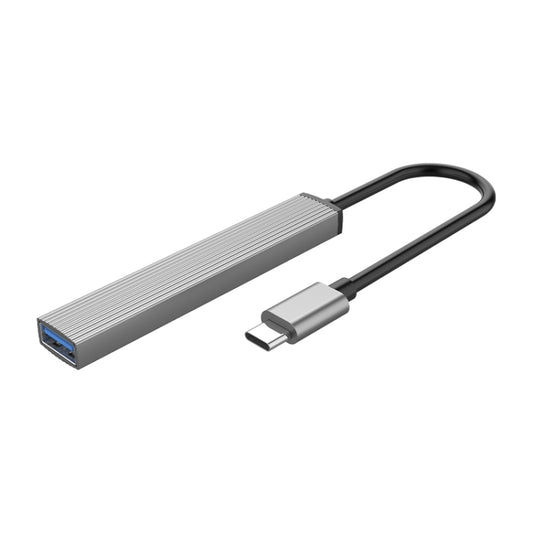 ORICO-AH-13-GY-BP USB 3.0 x 1 + USB 2.0 x 3 to USB-C / Type-C HUB Adapter by ORICO