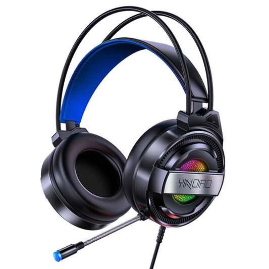 YINDIAO Q3 USB Wired E-sports Gaming Headset with Mic & RGB Light, Cable Length: 1.67m (Black) by YINDIAO
